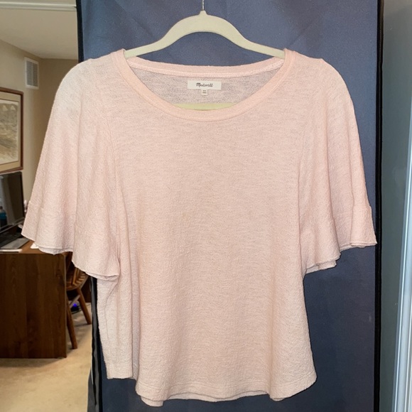 Texture & Thread Flutter-Sleeve Top - Picture 2 of 4